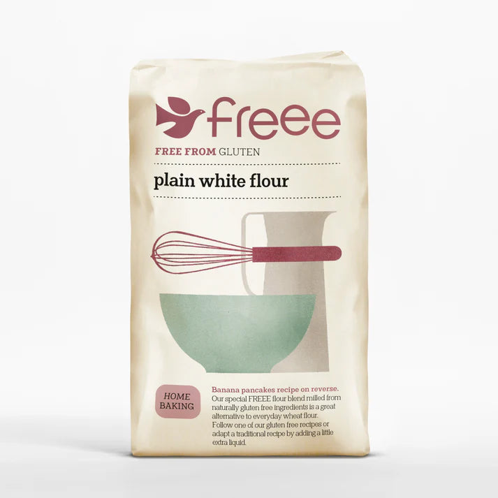 Doves Farm Glutenfreies einfaches weißes Mehl 5 x 1 kg