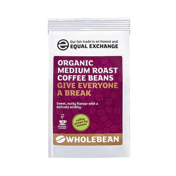 Grains de café entiers torréfaction moyenne Equal Exchange (Bio) 8 x 200g