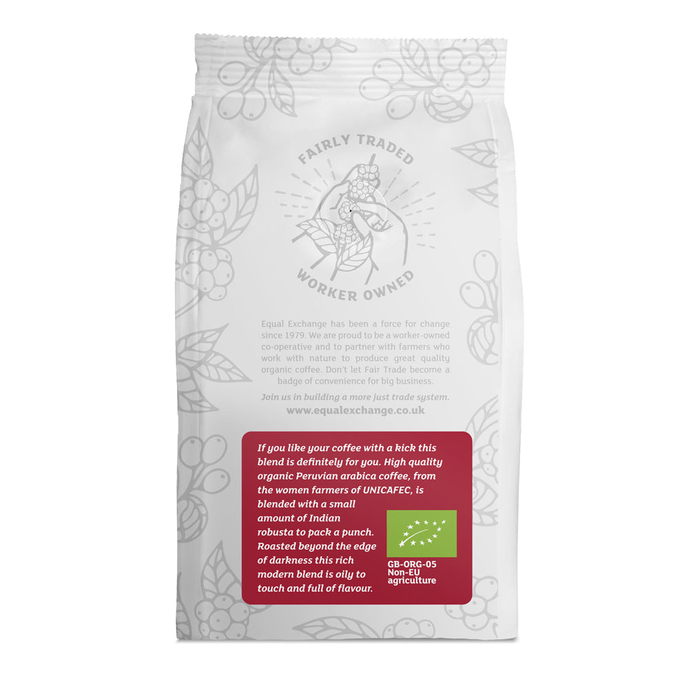 Equal Exchange Café Italien Torréfié et Moulu 8 x 200g