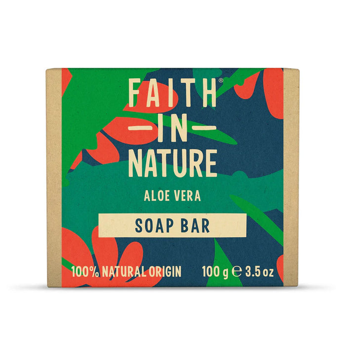 Pain de savon Faith In Nature à l'aloe vera 100 g
