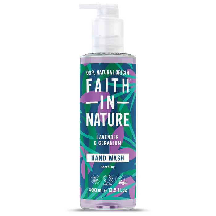 Faith In Nature Hand Wash Lavender & Geranium 400ml