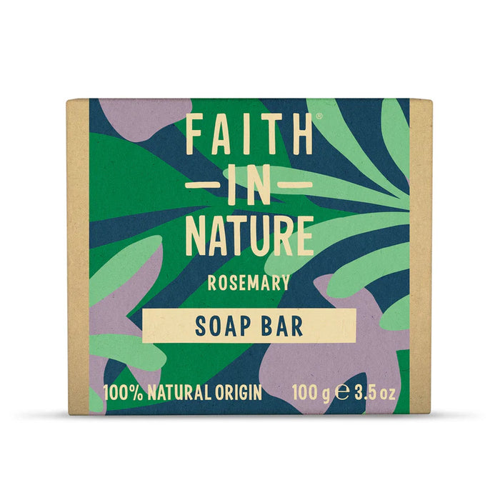 Pain de savon Faith In Nature au romarin 6 x 100 g