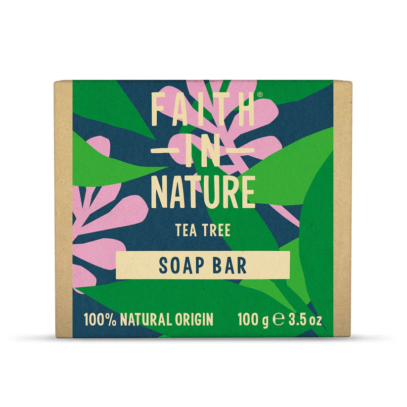 Faith In Nature Soap Bar Tea Tree 100g