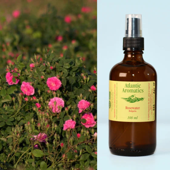 Atlantic Aromatics Organic Rosewater 3 x 100ml