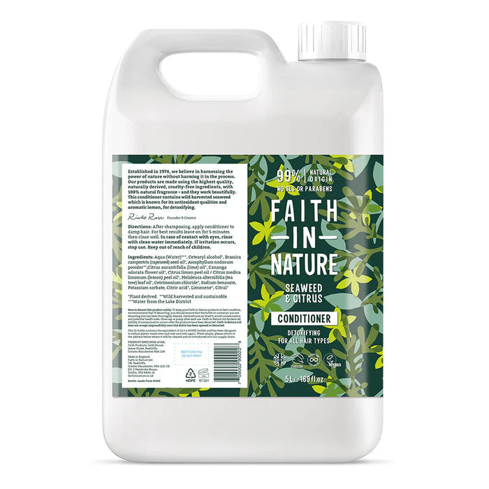 Faith In Nature Conditioner Seaweed & Citrus 5 Litre