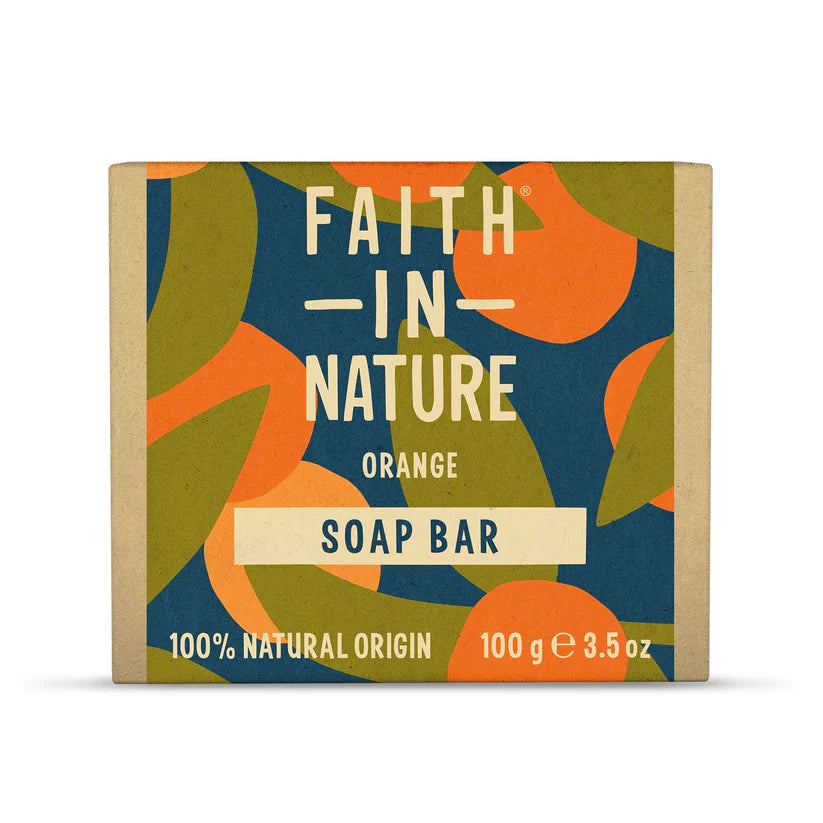 Faith In Nature Soap Bar Orange 100g