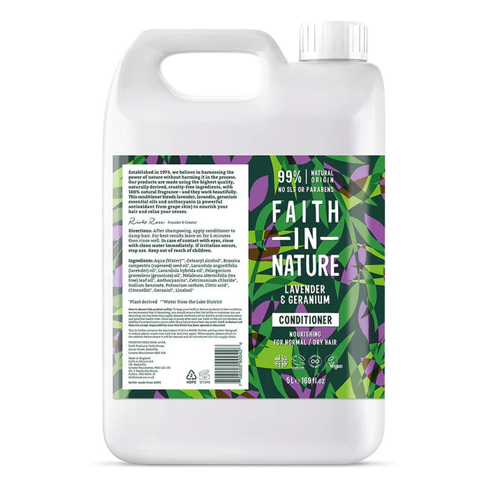 Faith In Nature Conditioner Lavender & Geranium 5 Litre