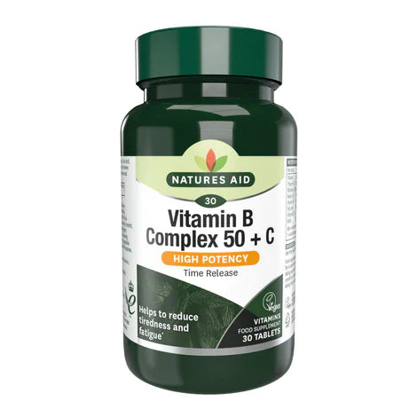 Nature's Aid Vitamin B Complex + HP Vit C Sgl-90 Tabs