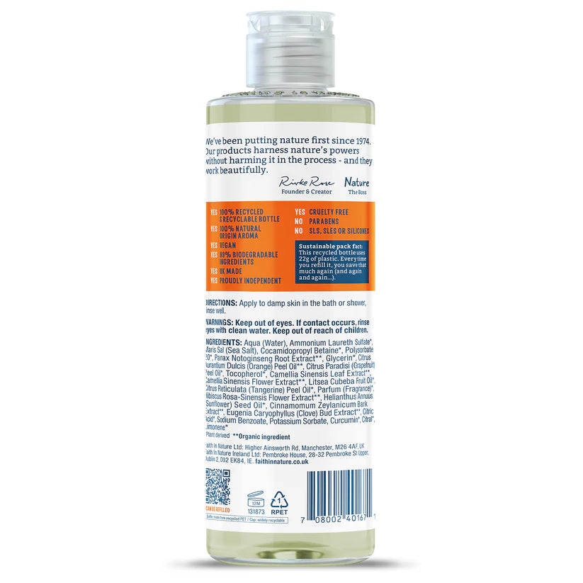 Faith In Nature Body Wash Grapefruit & Orange 400ml