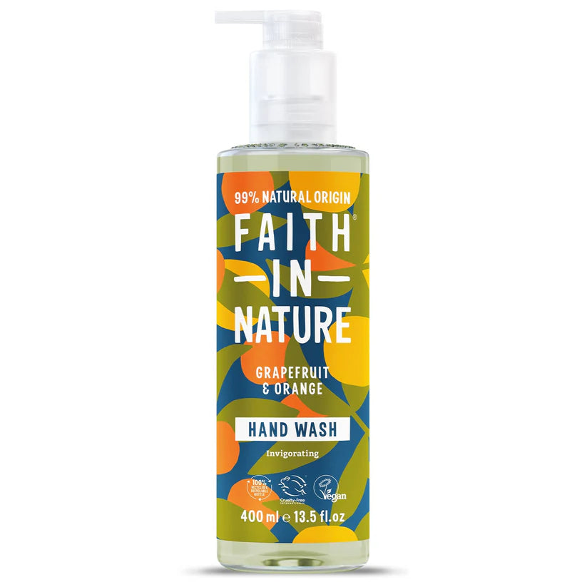Faith In Nature Hand Wash Grapefruit & Orange 400ml