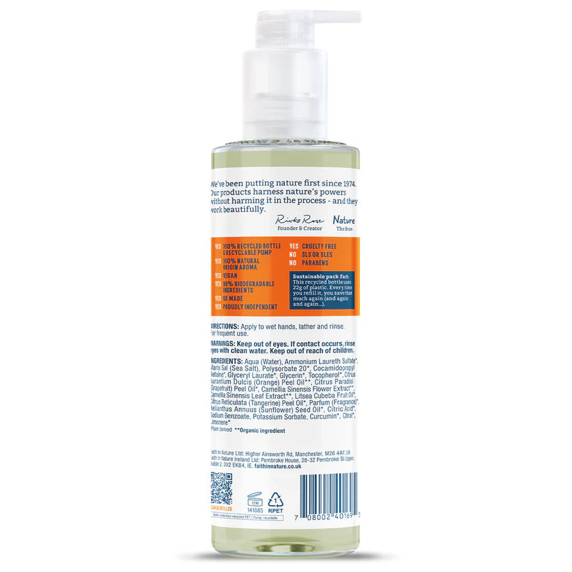Faith In Nature Hand Wash Grapefruit & Orange 400ml