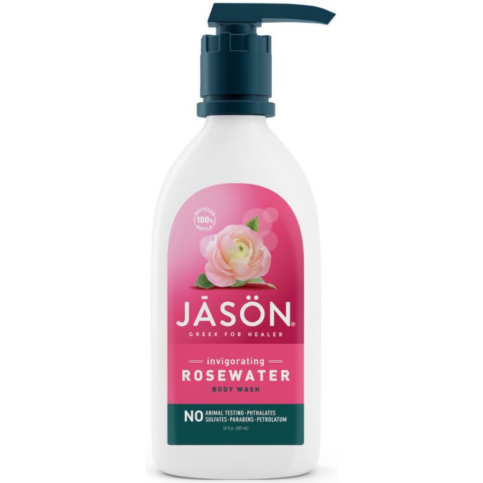 Jason Rosewater Satin Body Wash Pump 900ml
