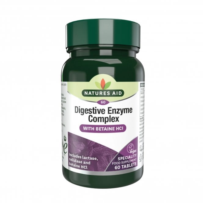 Nature's Aid Digestive Enzyme Complex Sgl-60 Tabs