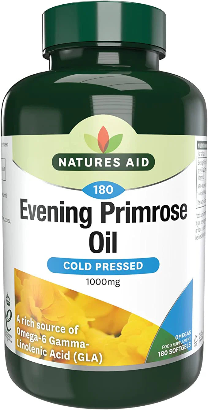 Nature's Aid Evening Primrose Oil 1000mg Sgl-180 Caps