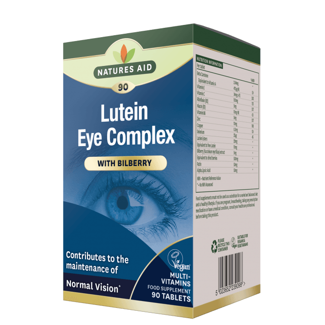 Nature's Aid Lutein Complex with Bilberry Sgl-90 Tabs