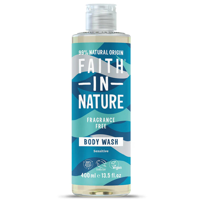 Faith In Nature Duschgel, parfümfrei, 400 ml