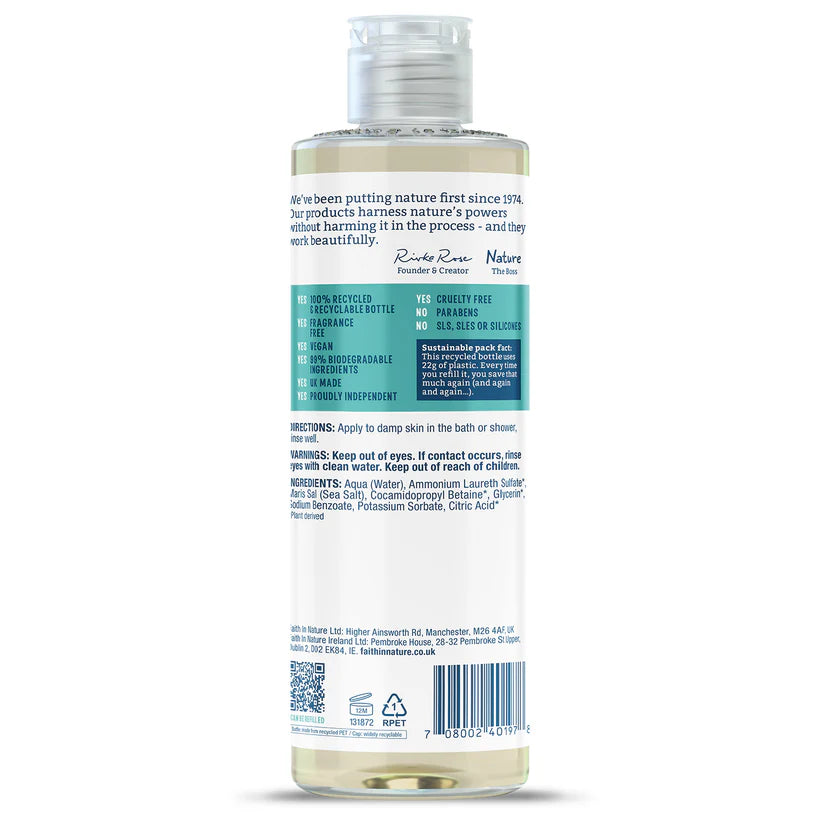 Faith In Nature Body Wash Fragrance Free 400ml