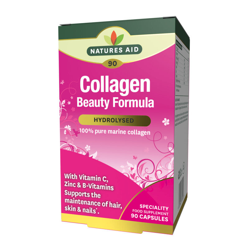 Nature's Aid Collagen Beauty w Vit B, C & Zinc Sgl-90 Caps