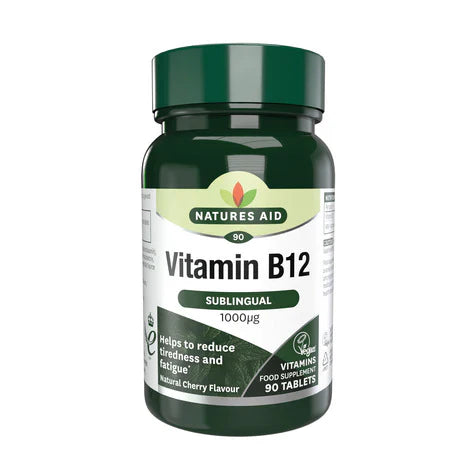 Nature's Aid Vitamin B12 1000ug (Sublingual) Sgl-90 Tabs