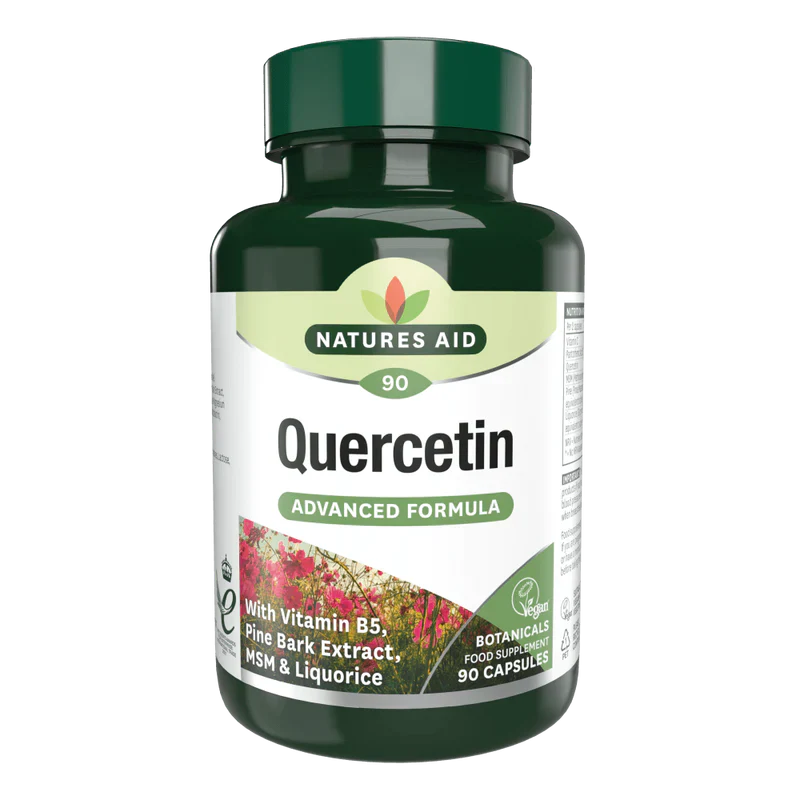 Nature's Aid Quercetin Formula VitB5, MSM & Liquo Sgl-90 Caps