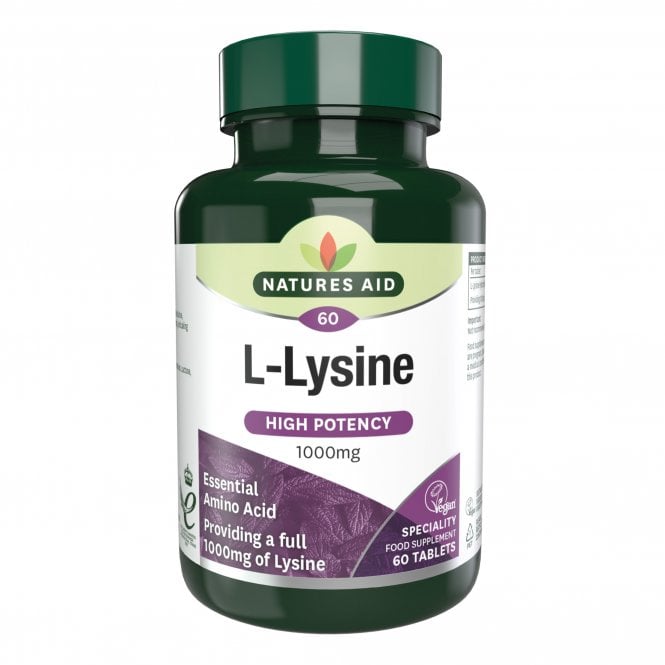 Nature's Aid L-Lysine 1000mg Sgl-60 Tabs