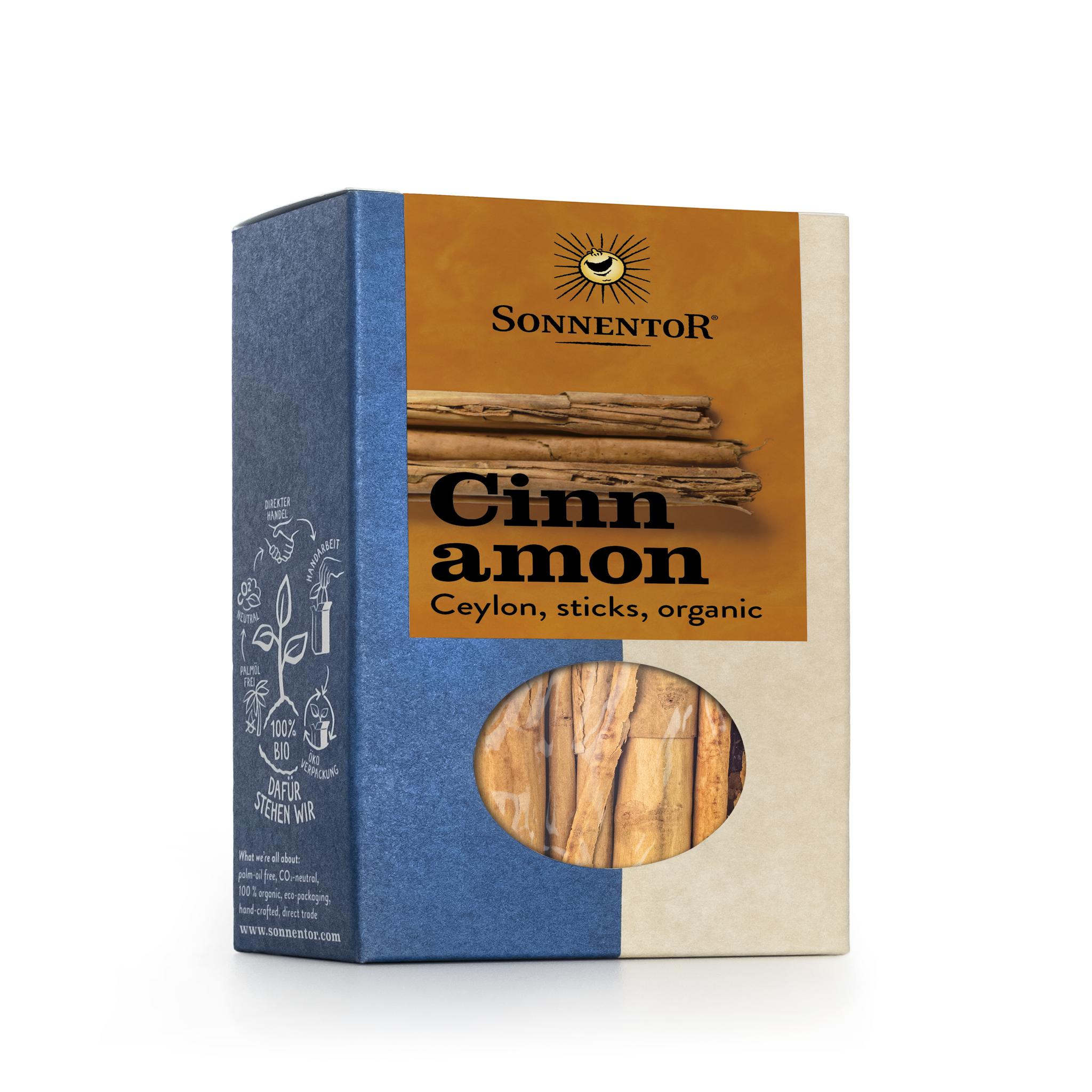Sonnentor Organic Cinnamon Ceylon Sticks 6 x 18g