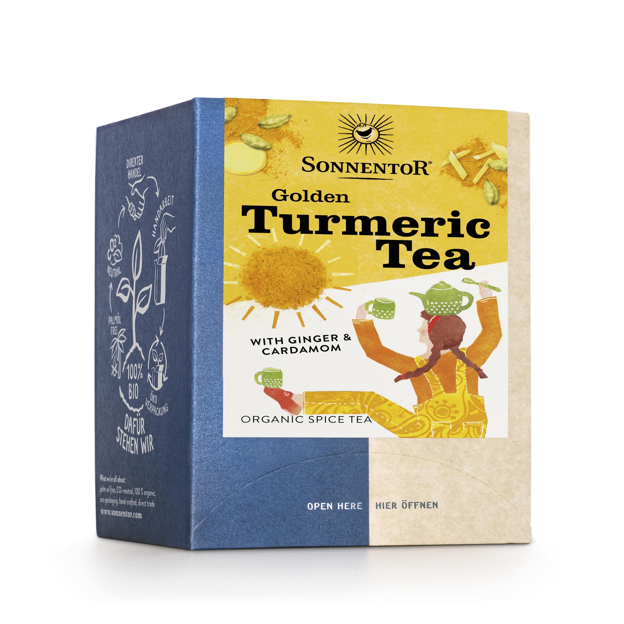 Sonnentor Organic Golden Turmeric Tea 6 x 18 Bags