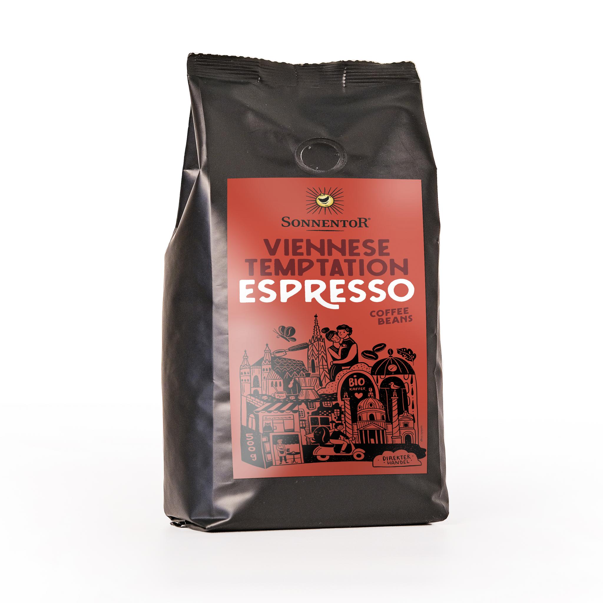Grains d'espresso viennois bio Sonnentor 5 x 500 g