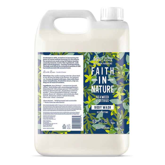 Faith In Nature Duschgel Seetang &amp; Zitrus 5 Liter