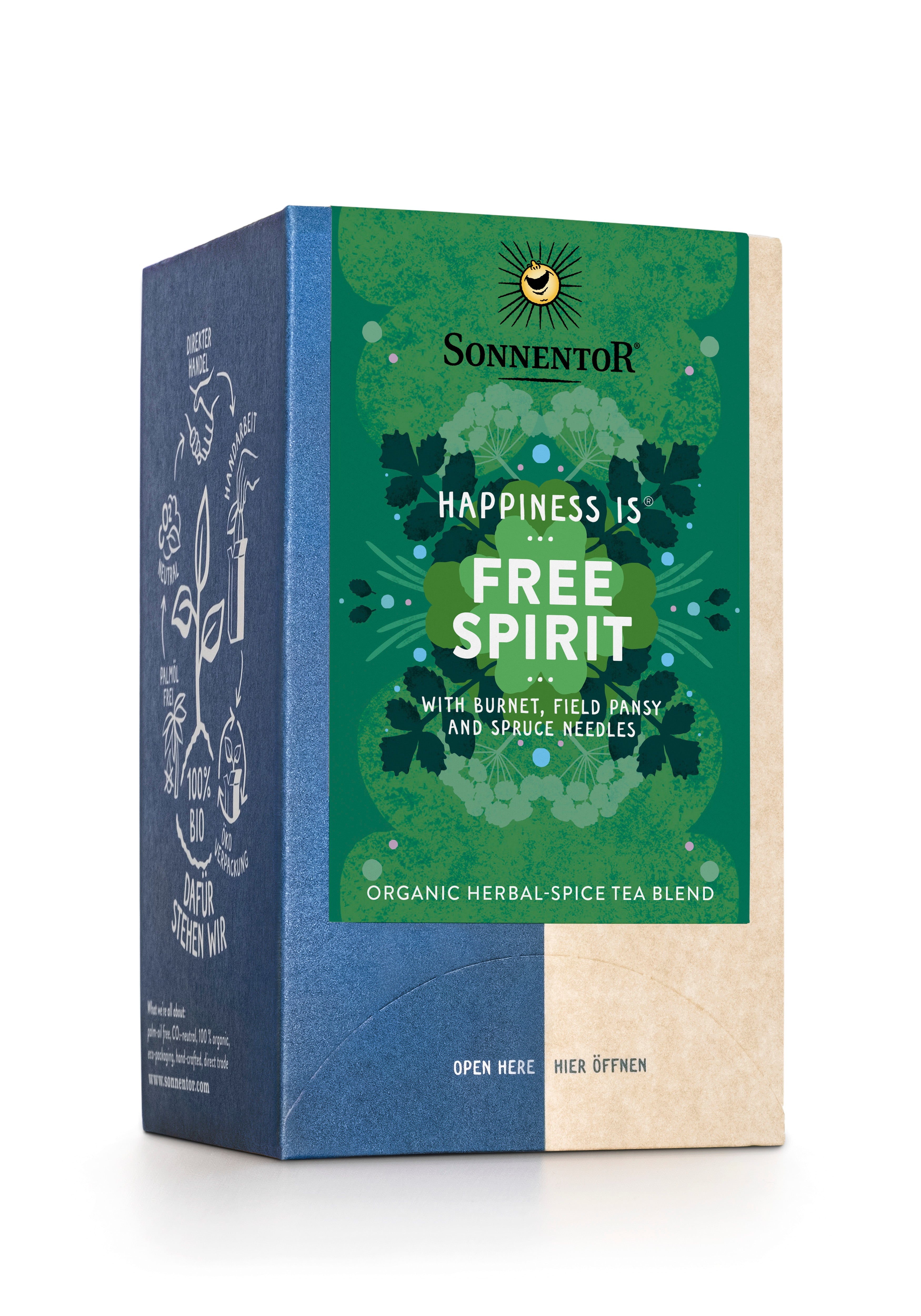 Sonnentor Organic Free Spirit Tea 6 x 18 Bags