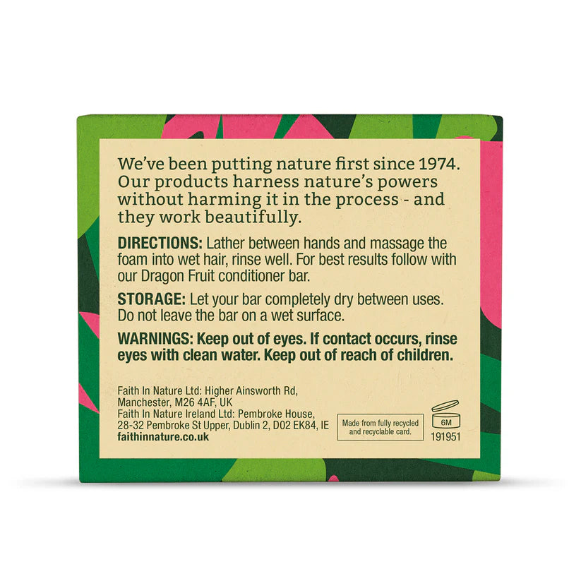 Faith In Nature Shampoo Bar Dragon Fruit 85g
