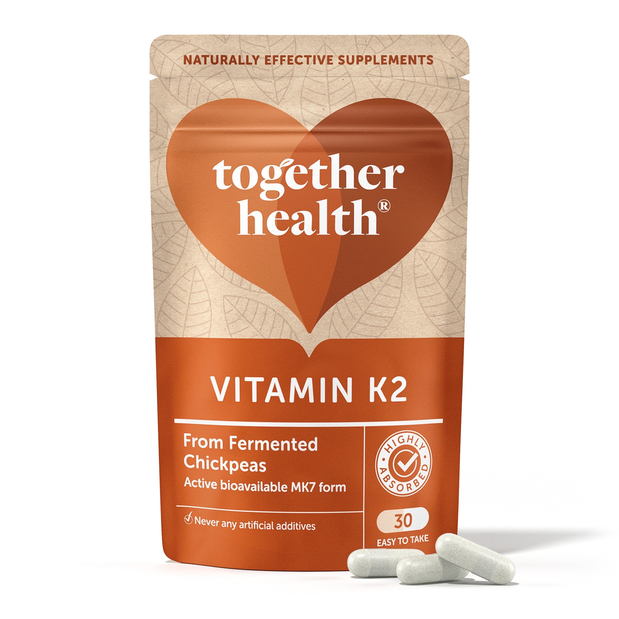 Together Health Vitamin K2 Food Supplement 30 Capsules