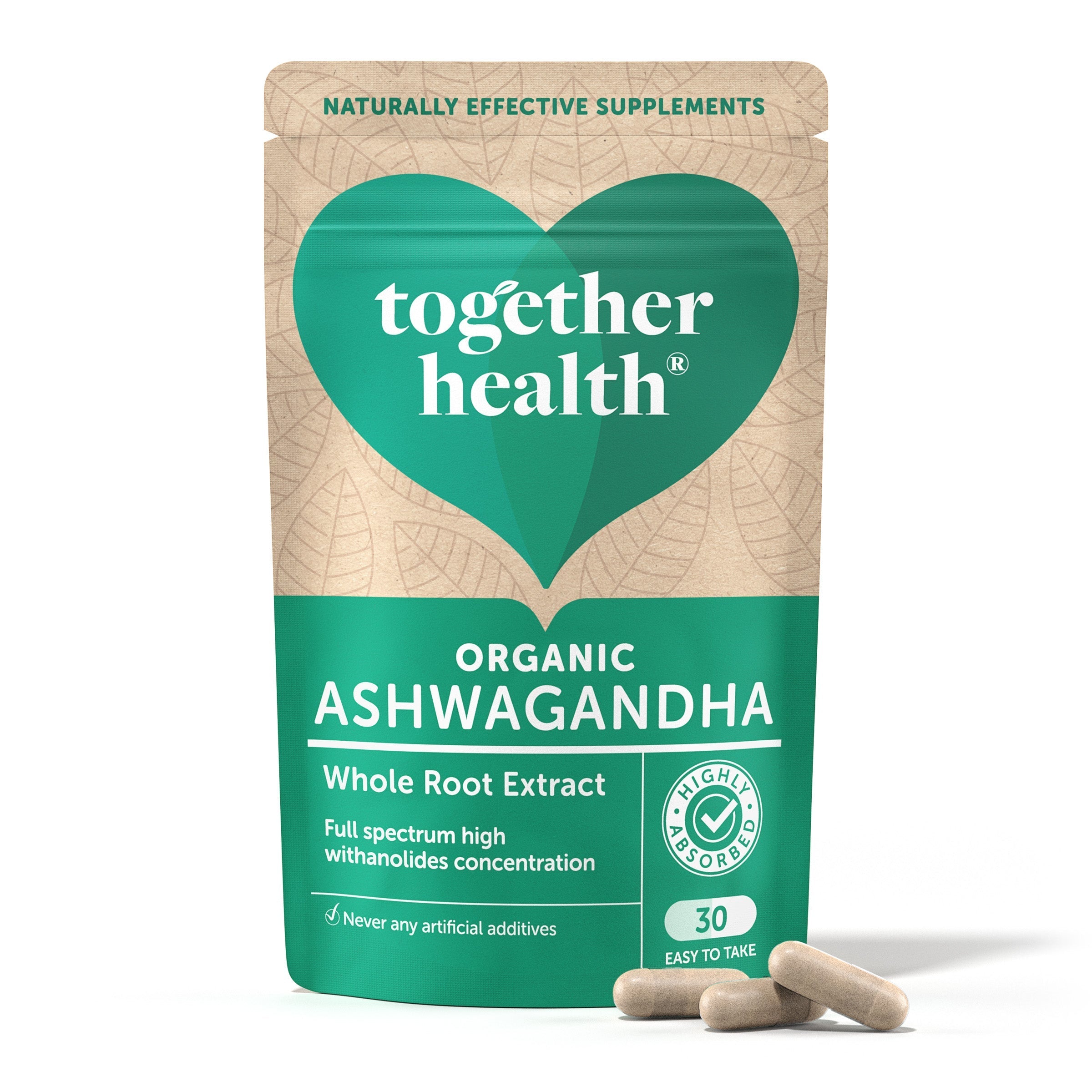 Together Health Organic Ashwagandha 30 Capsules