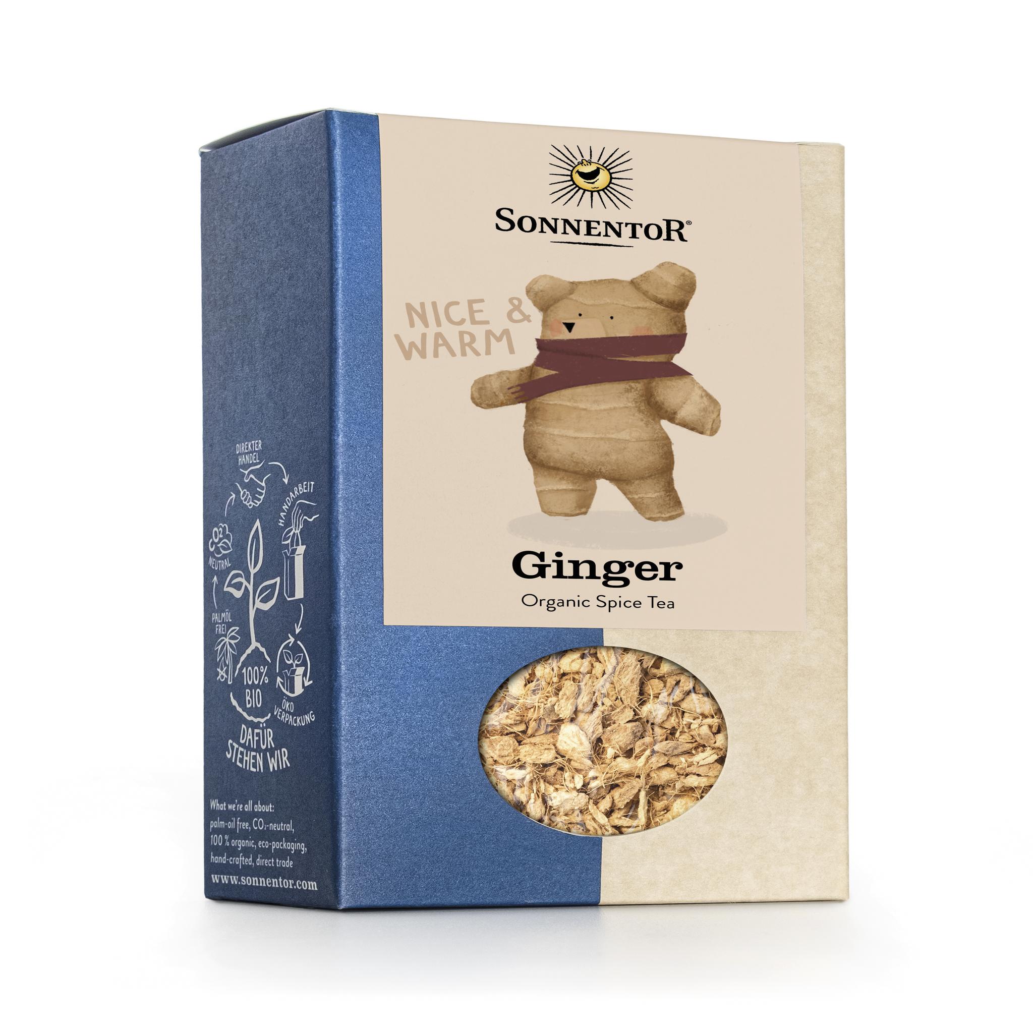 Sonnentor Organic Ginger Loose Tea 6 x 90g