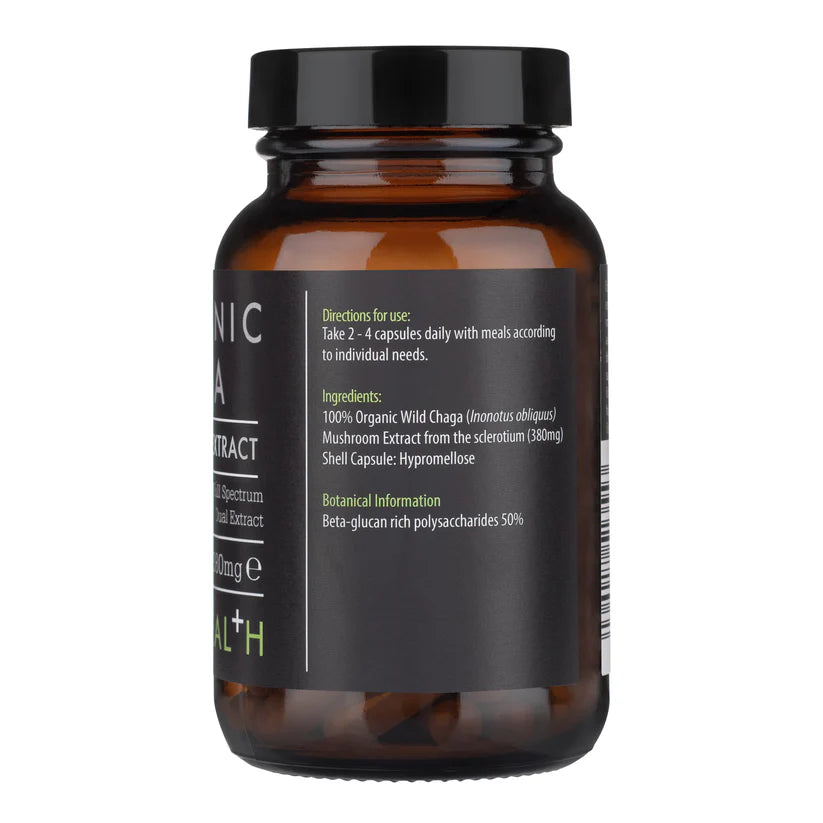 Kiki Organic Chaga Mushroom Extract 60 Capsules