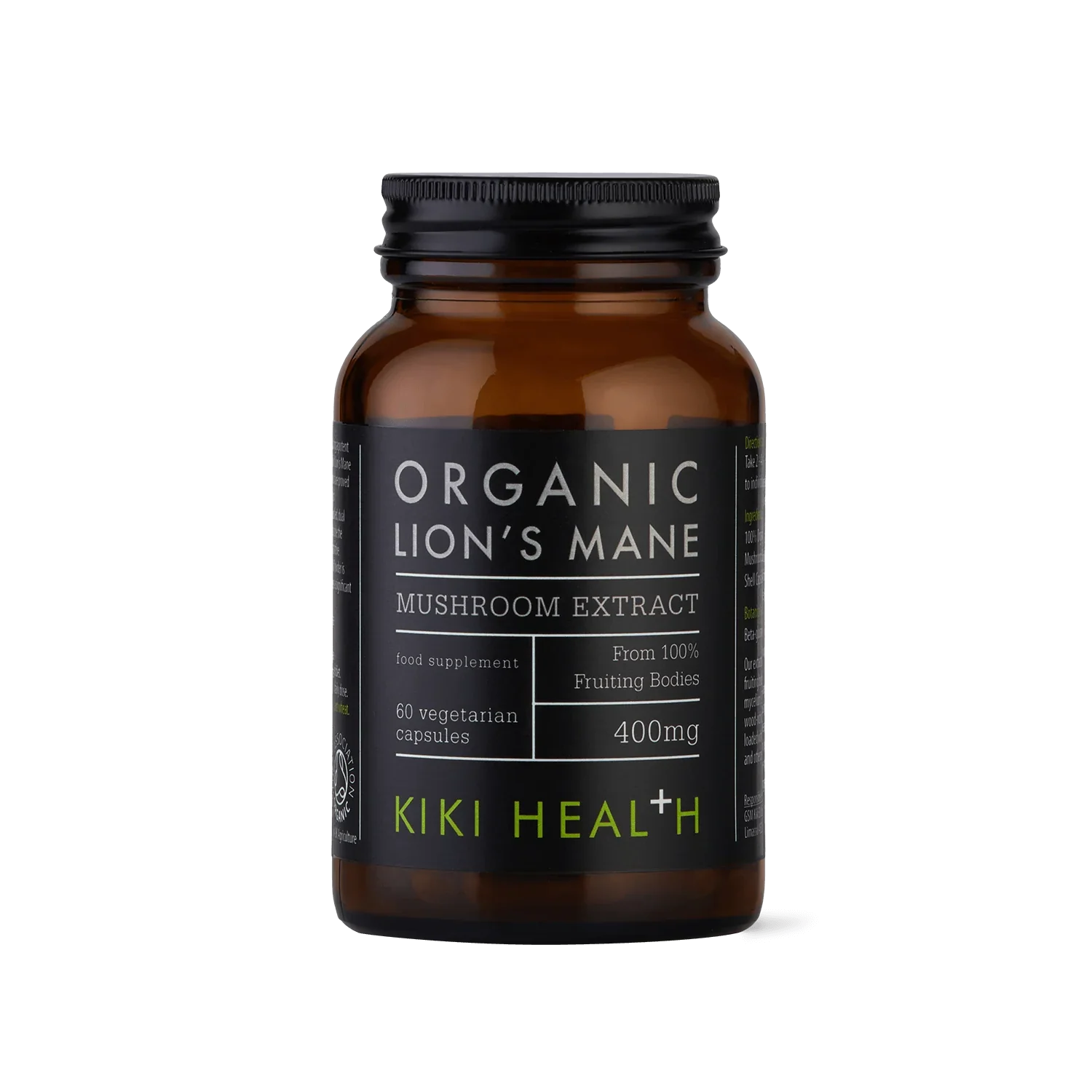 Kiki Lion's Mane Mushroom Extract 60 Caps