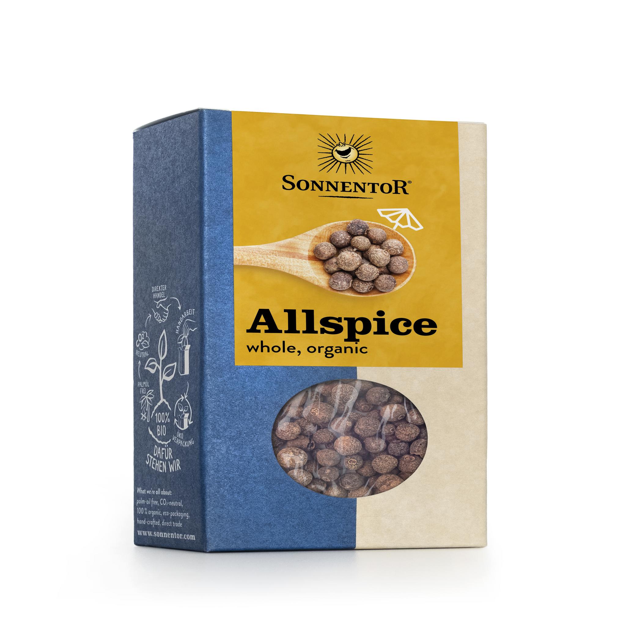 Sonnentor Organic Whole Allspice 6 x 35g