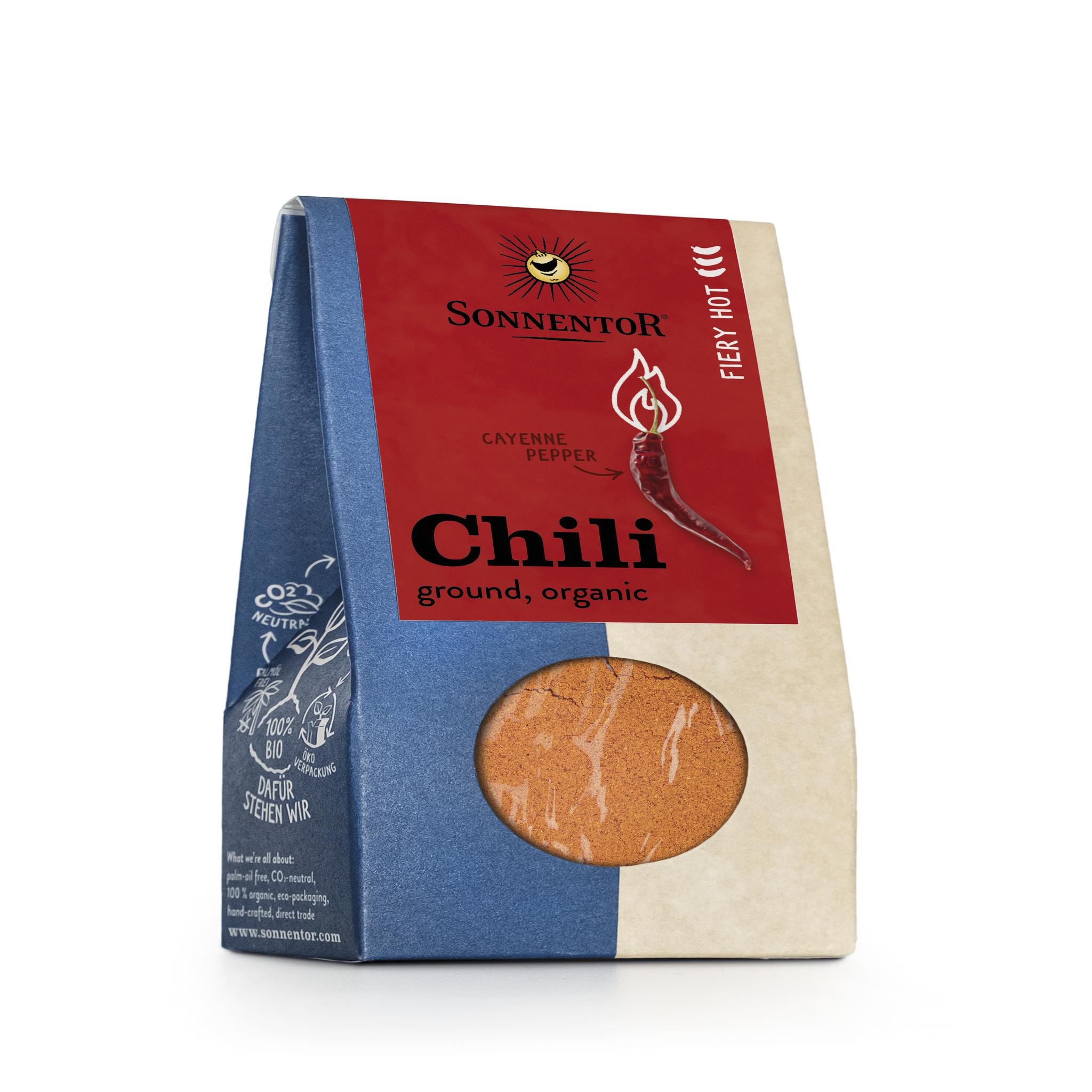 Sonnentor Organic Fiery Hot Ground Chili 6 x 40g