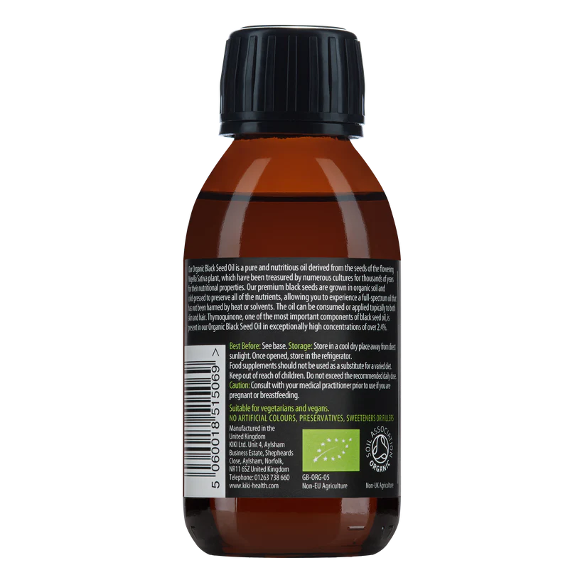Kiki Organic Black Seed Oil 125ml