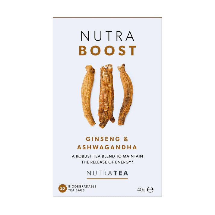 NutraTea Nutra Boost Ginseng & Ashwagandha Tea 20 Bags