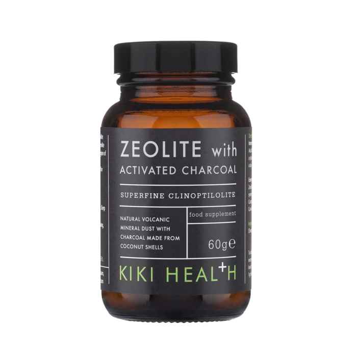 Kiki Zeolite With Activated Charcoal Powder 60g