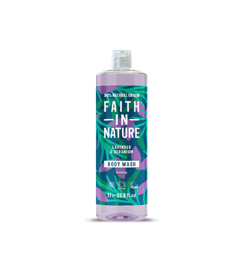 Faith In Nature Body Wash Lavender & Geranium 1 Litre