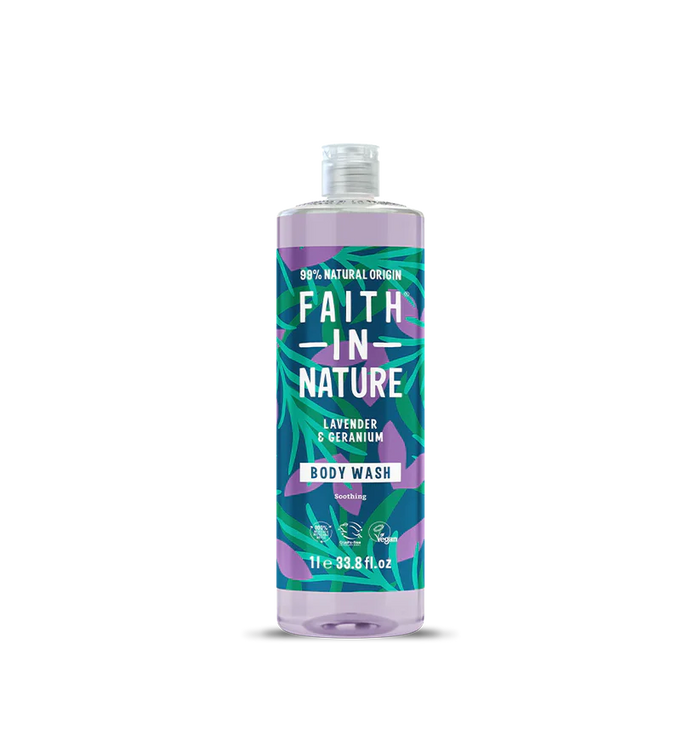 Faith In Nature Body Wash Lavender & Geranium 1 Litre