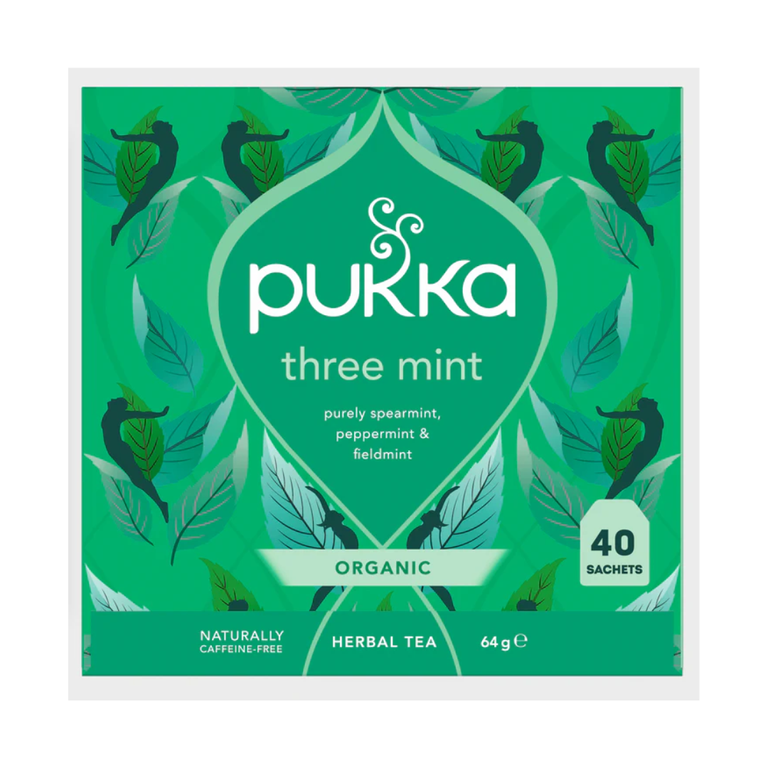 Pukka Herbs Thé Trois Menthes 4 x 40 Sachets
