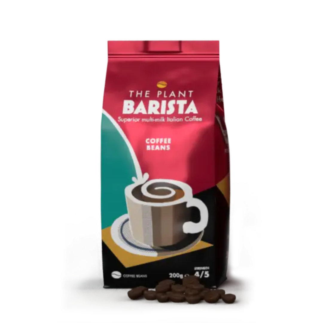 The Plant Barista Grains de Café Torréfaction Moyenne Italienne 10 x 200g