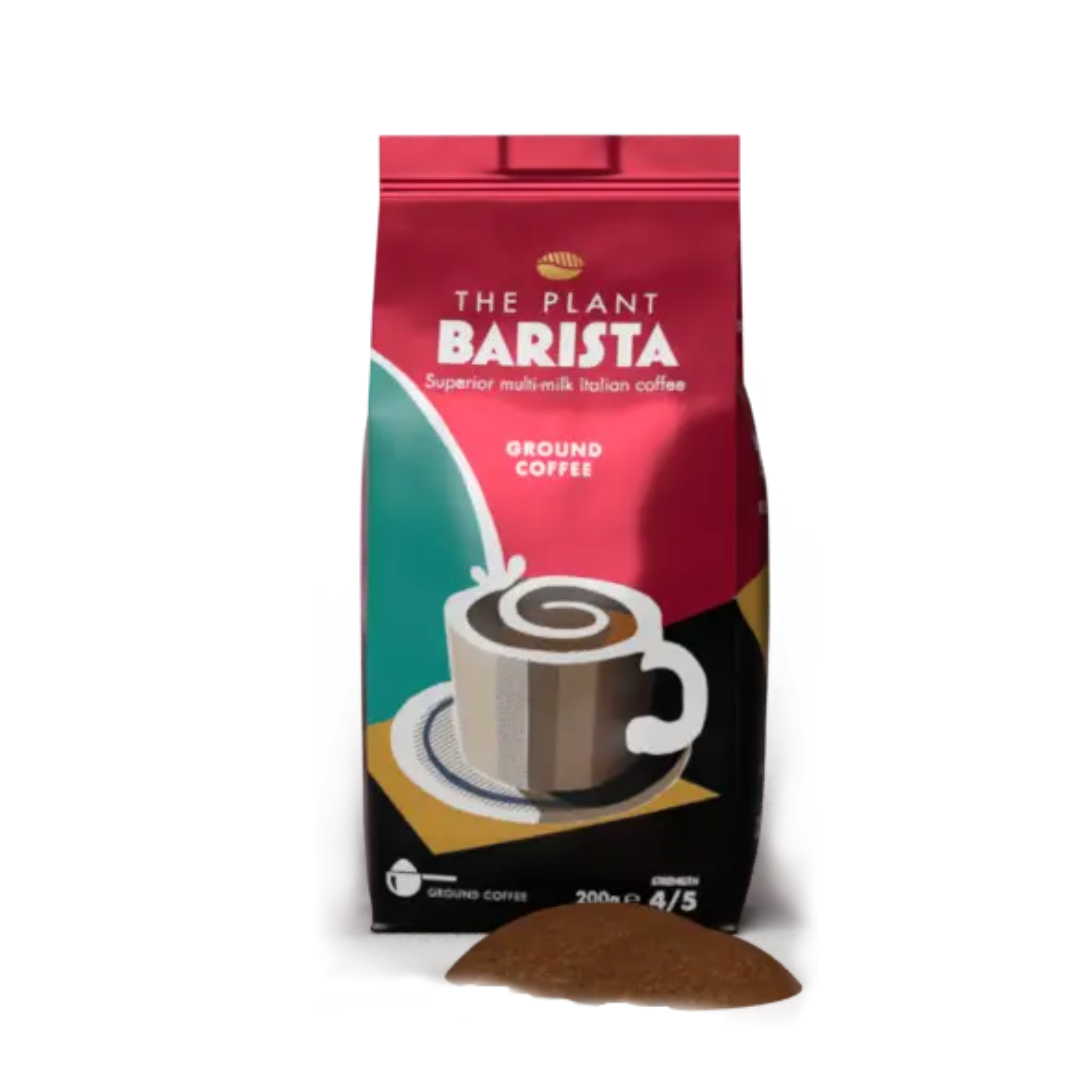 Café moulu torréfié moyen The Plant Barista italien 10 x 200g