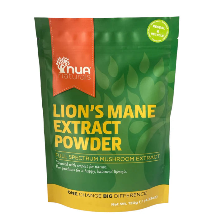 Nua Naturals Lions Mane Extract Powder 120g