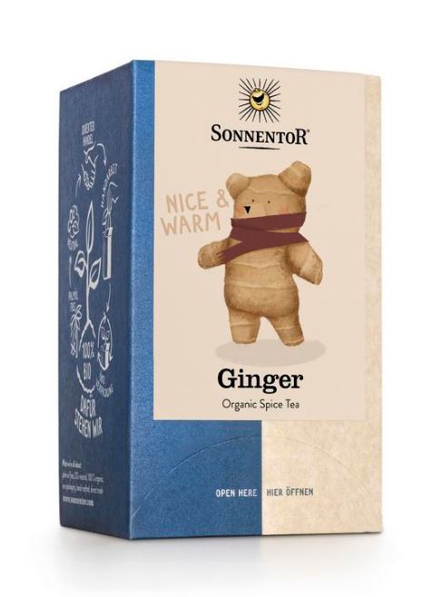 Sonnentor Organic Ginger Tea 18 Bags x 6