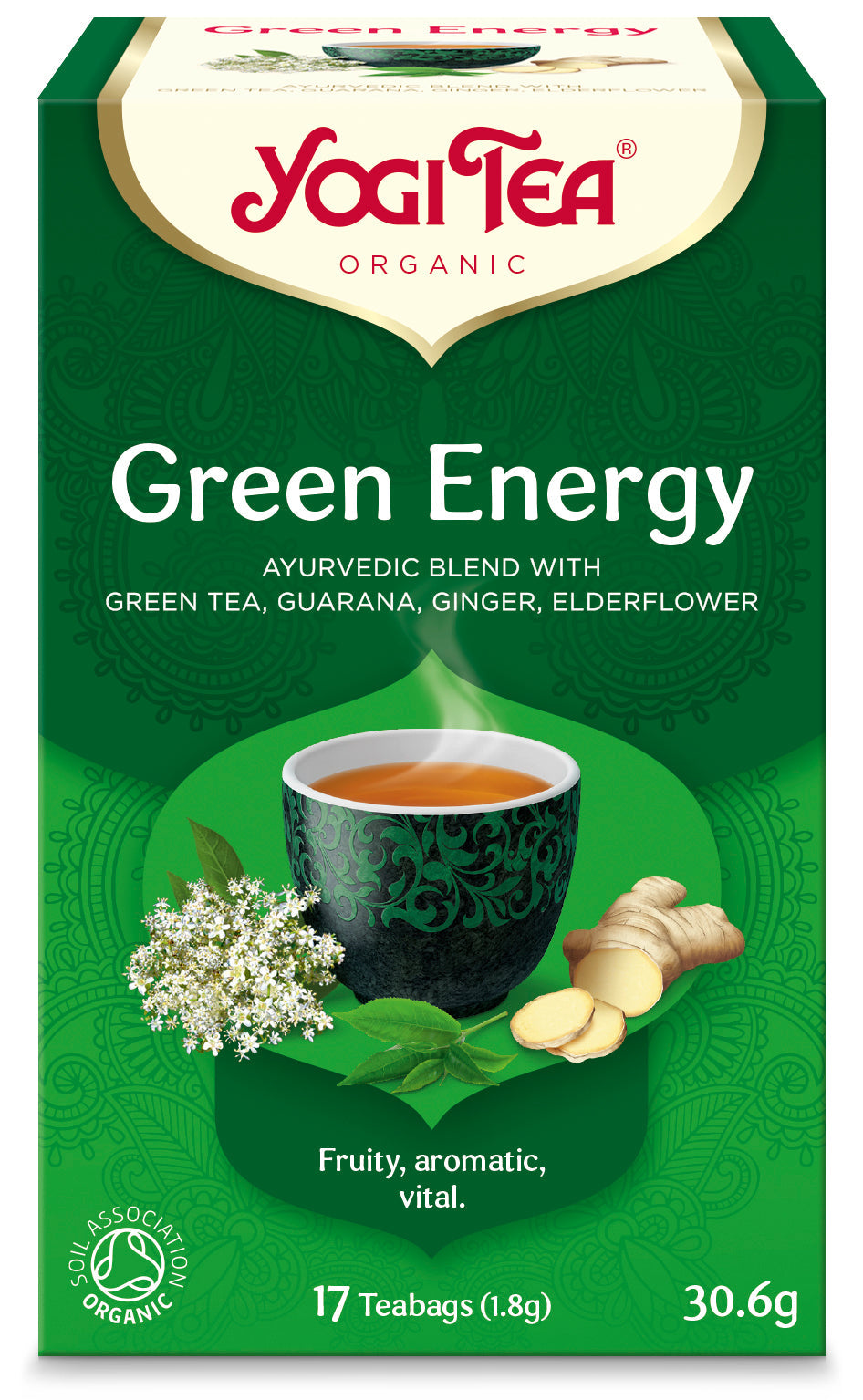 Yogi Green Energy Teabags (Org) 12160A Default Title / 6x17Bags