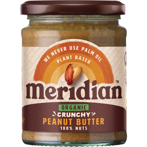 Peanut Butter Crunchy 100% Nuts (Org 12221A Case-6x280g